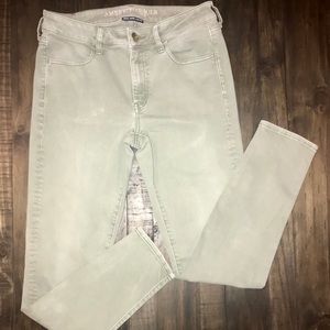 American Eagle. Jegging. Green. US 10.